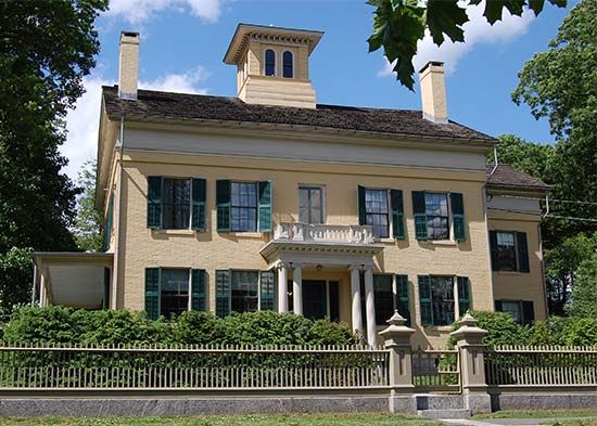 Amherst home of Emily Dickinson